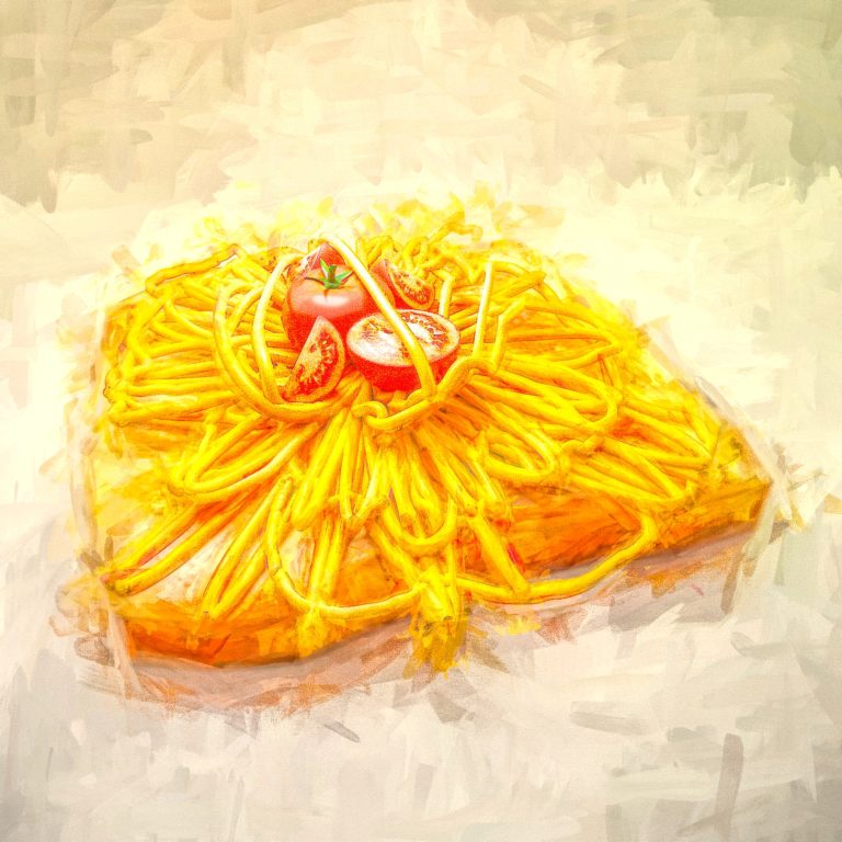 Day 38: The Hideous Pasta Toast