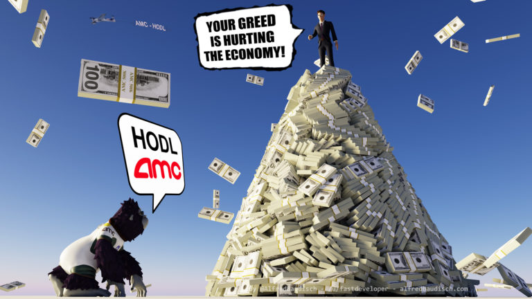 Day 58: Ape HODL AMC versus Greedy Hedgie