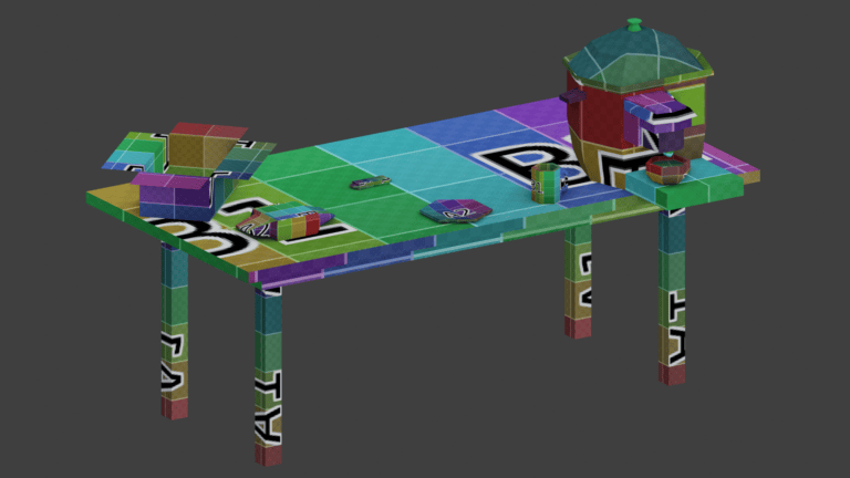 Day 64: Sci-Fi Table UV Mapped