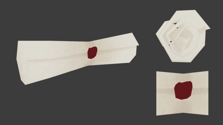 Day 101: Paper Scroll Folded