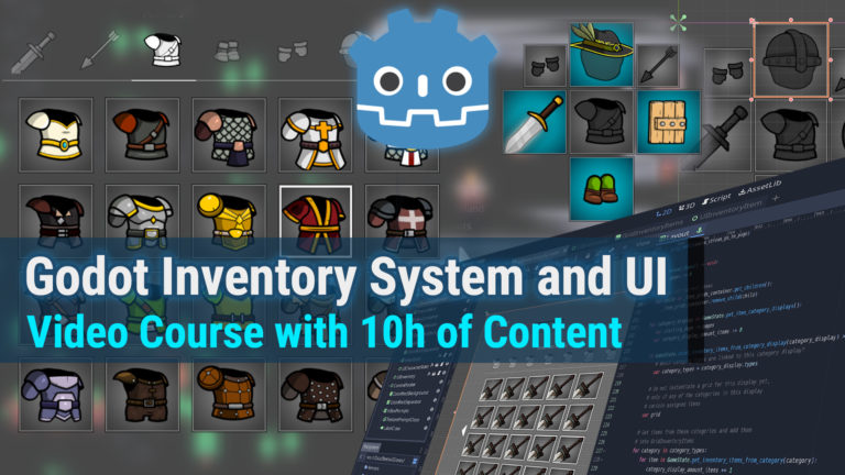 Godot Course: Dynamic Inventory System and User Interfaces